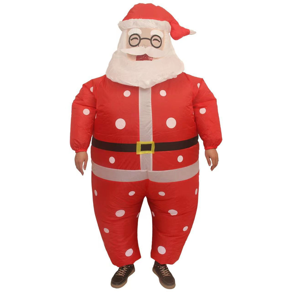 Factory Direct Supply Santa Claus inflatable clothing Christmas tree inflatable clothing pack Christmas Snowman inflatable clothing costumes