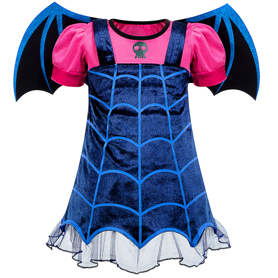 Vampire Girl Halloween role play dress children Princess Dress Up costume vampire Nana