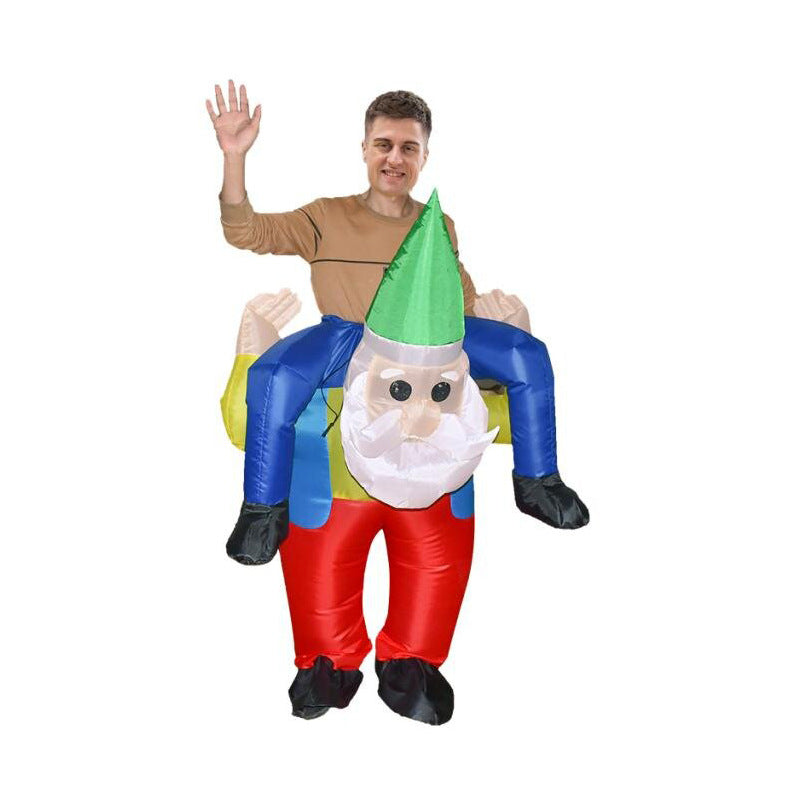 Cross-border hot selling Santa Claus inflatable clothing Christmas tree inflatable clothing pack Christmas Snowman inflatable clothing costumes