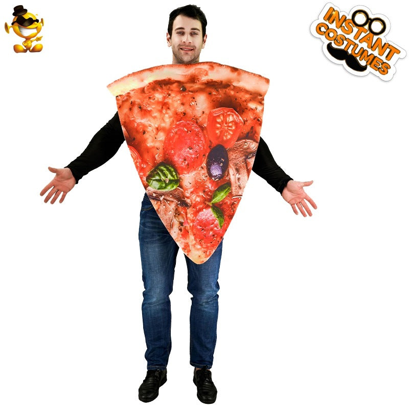 Couple pizza slice costume cosplay clothes Carnival spoof costume stage costume performance costume and accessories