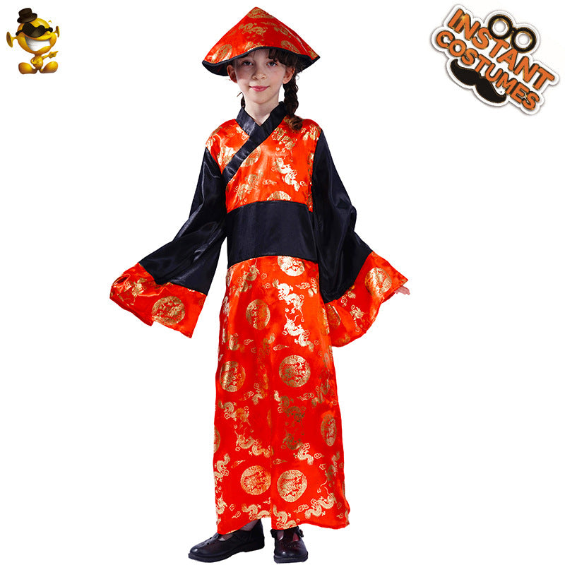 Chinese traditional costume children's Tang suit carnival costume masquerade costumes