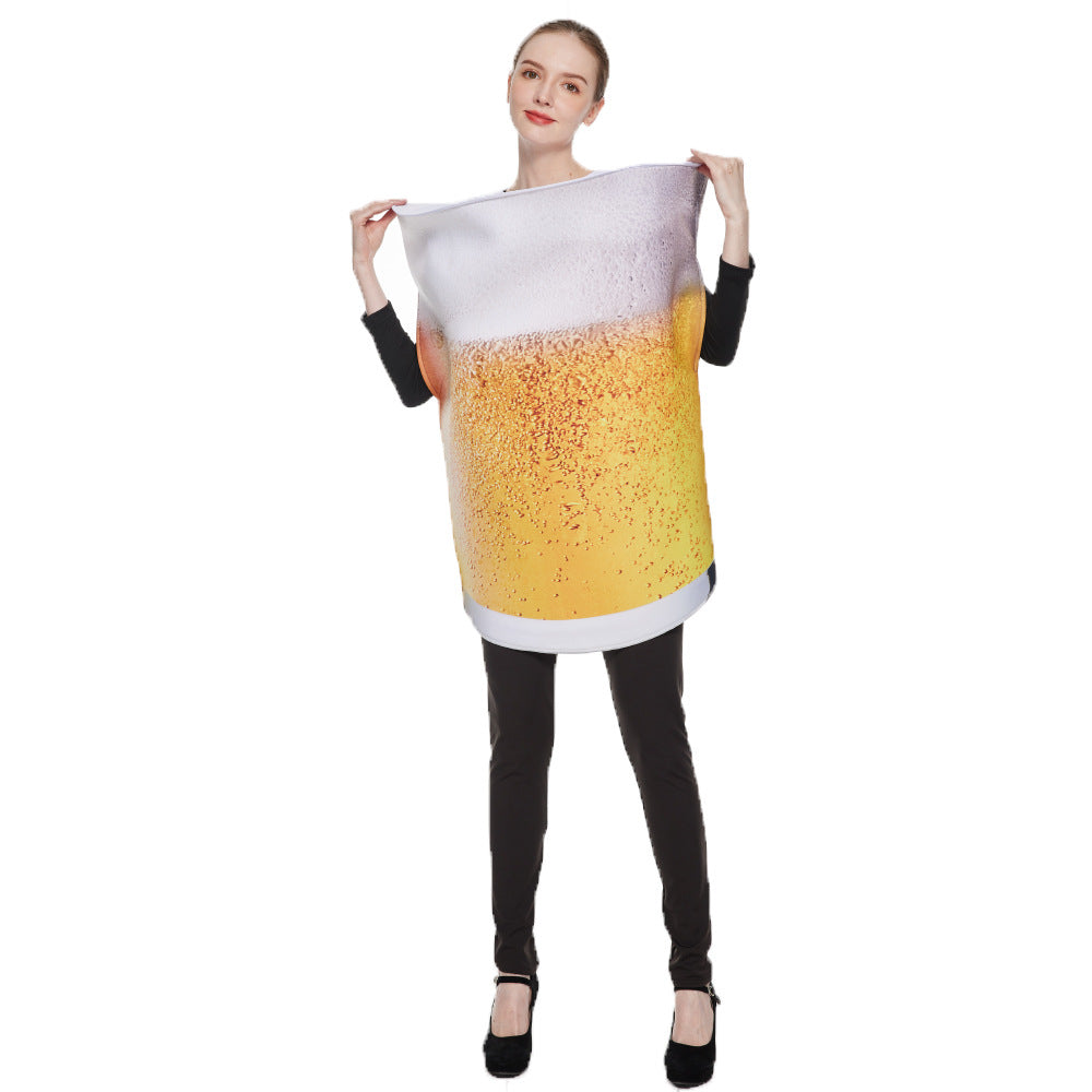 In stock Halloween new beer steins performance costume cosplay party performance costume fun Jumpsuit Costume