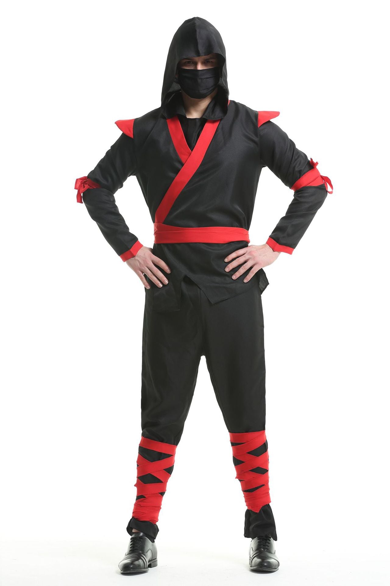 Halloween masked Japanese Bushido cosplay costume adult men Ninja Warrior ball show costume