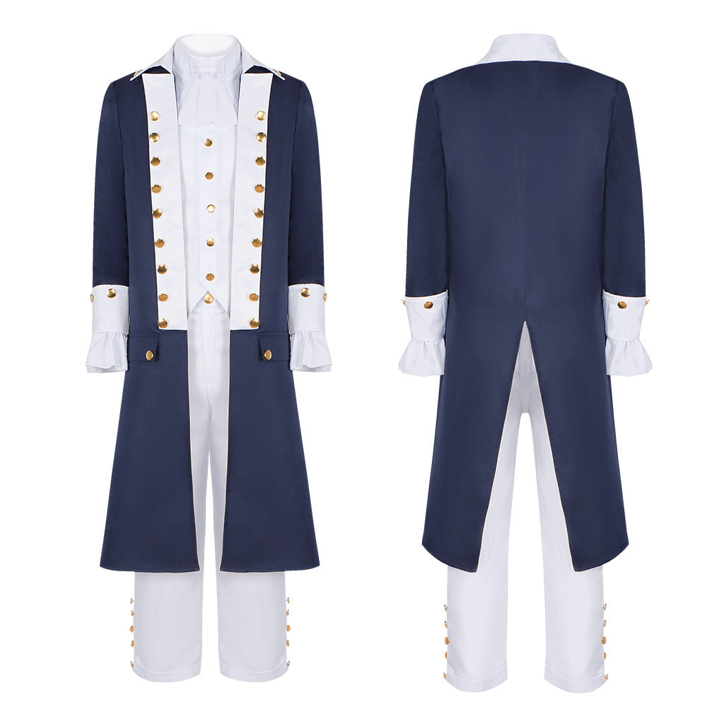 Medieval Prince costume Alexander Hamilton rock concert Halloween carnival cos costume