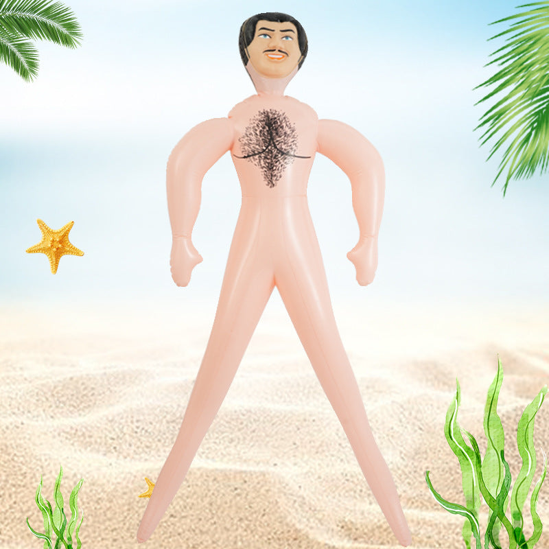 Spot PVC inflatable model party trick inflatable doll spoof props men and women inflatable toys