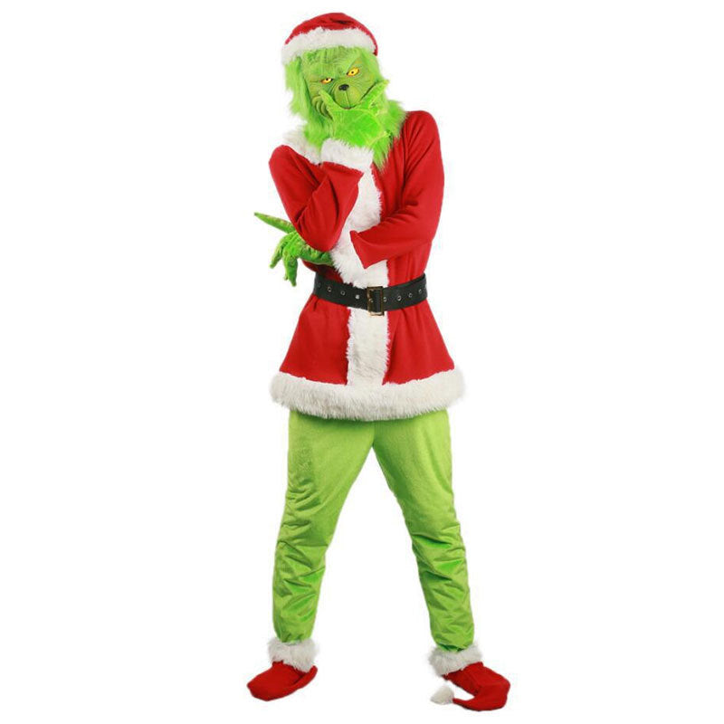 Grinch clothing mask headgear party clothing