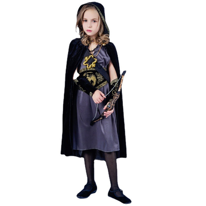 European and American Halloween girl archers costume cosplay shooter role play party costume