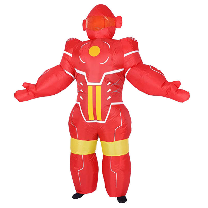 Clown werewolf killing elephant Bobo cow King Kong crocodile back Horn Dragon small yellow duck rugby football inflatable costume