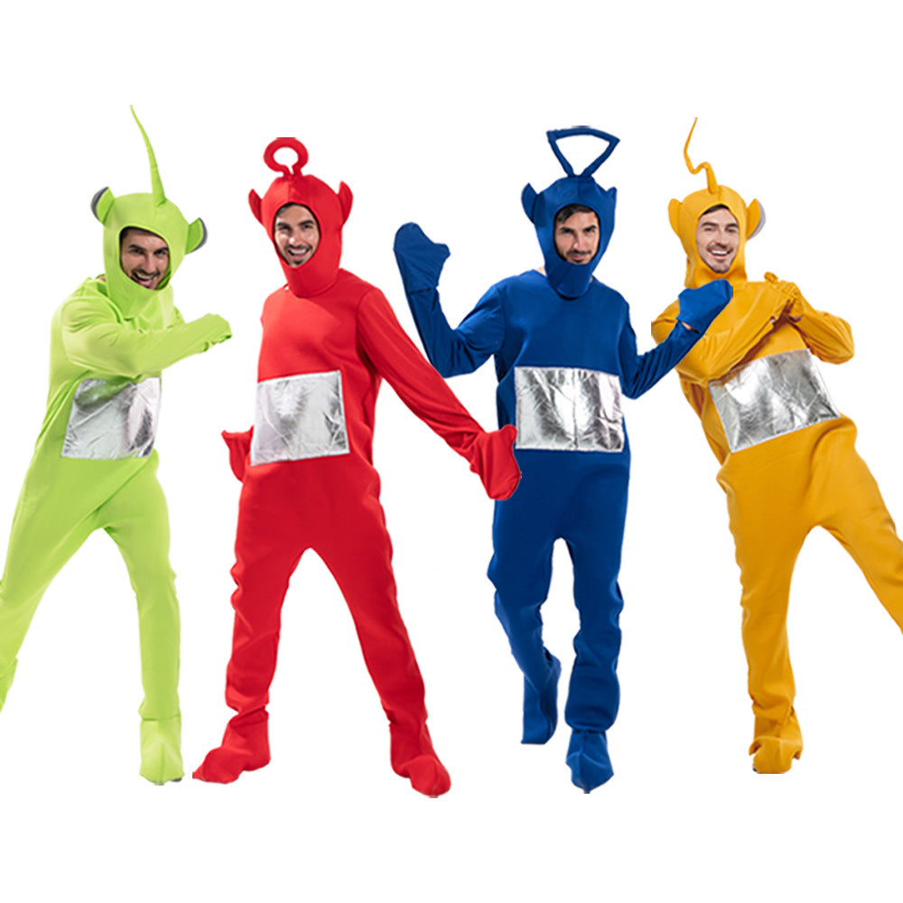 Factory cartoon character Teletubbies Play costume party funny outfit campus activity Halloween cute costume