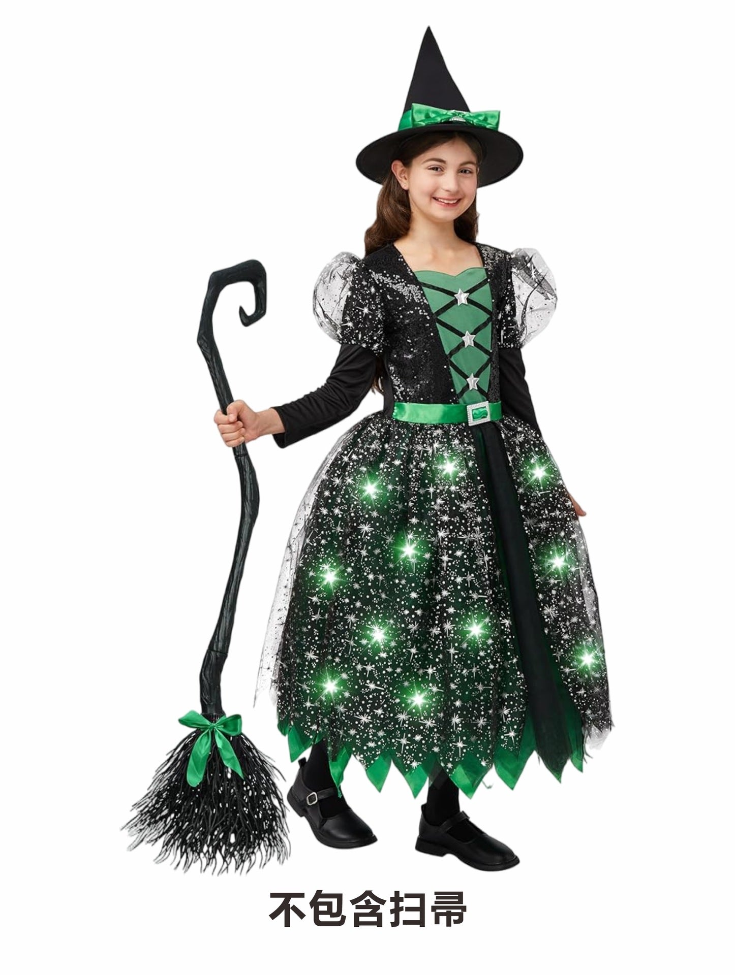 Halloween costume children's performance wear performance costume Starlight witch cos costume party costume
