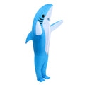 Cross-border hot selling shark inflatable costume Halloween shark performance wear 3D cute shark inflatable costume performance