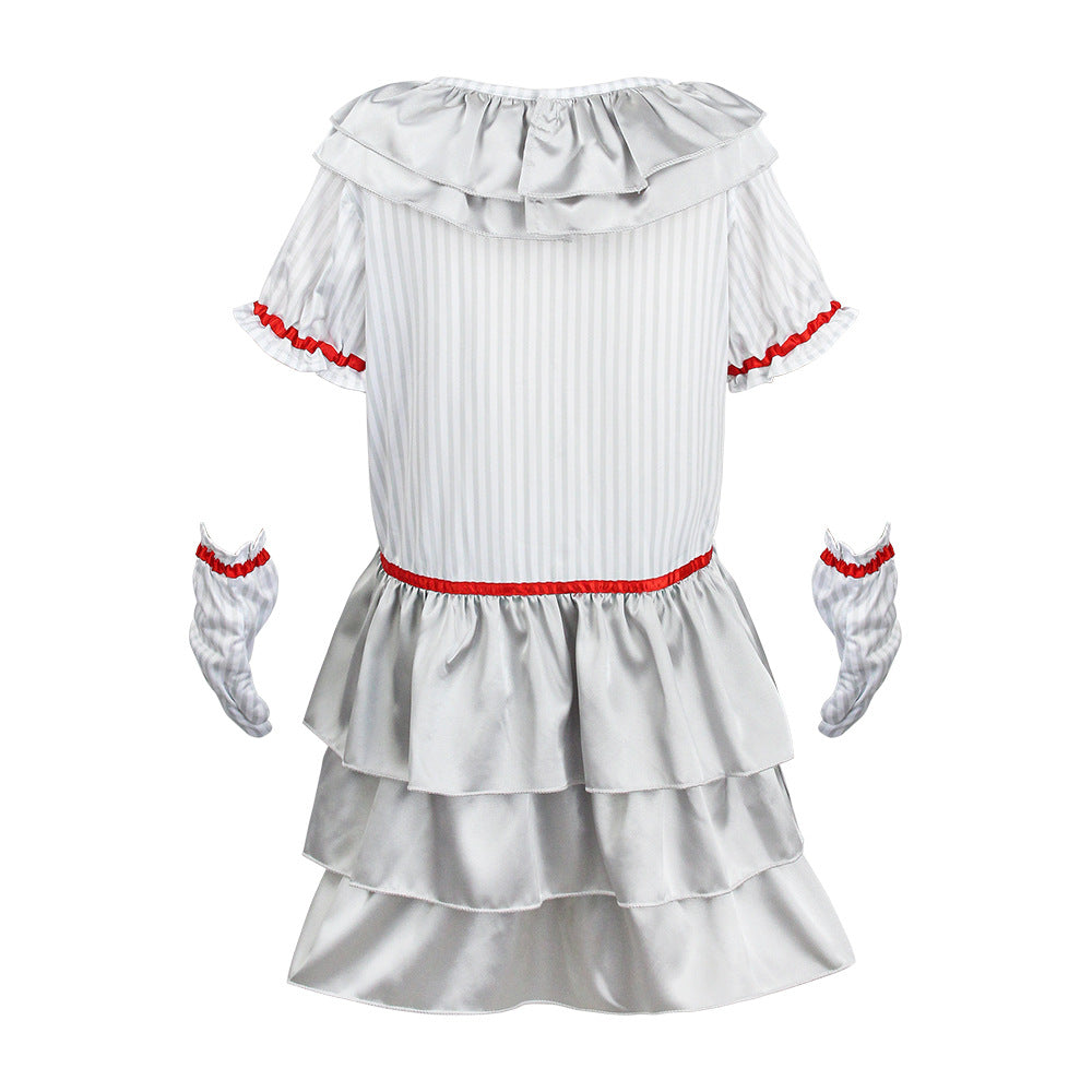 American Pennywise clown Halloween cosplay costume for girls