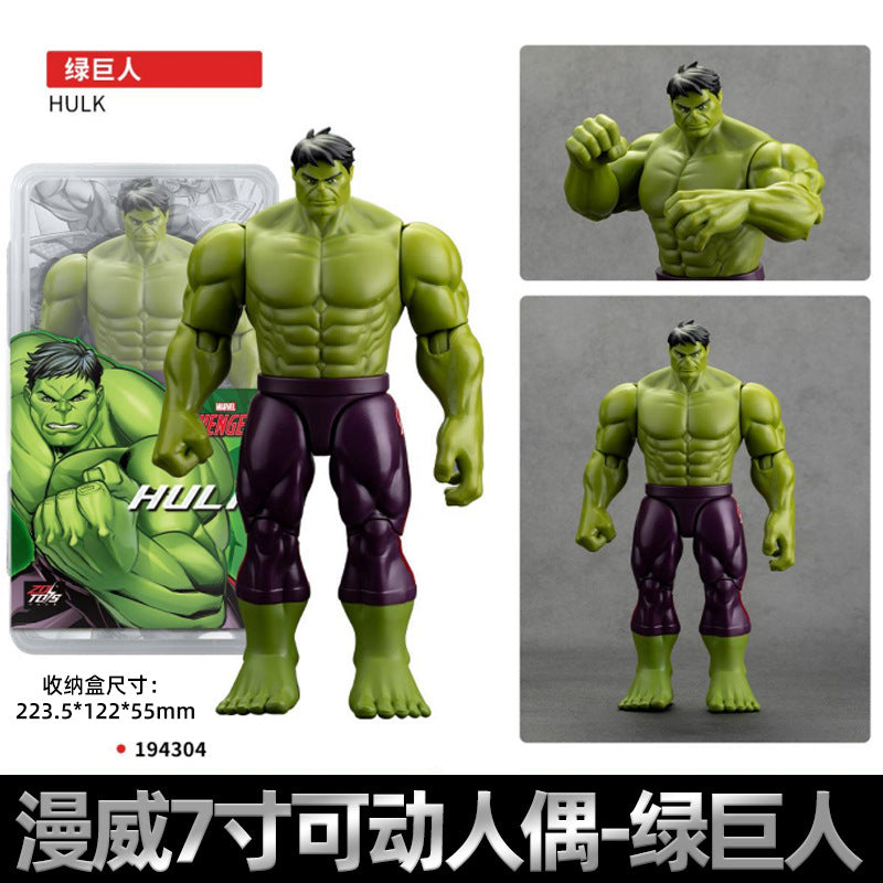 Marvel Avengers 7-inch Movable Iron Man Spider-Man Action Figure