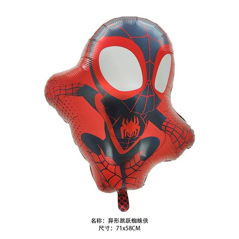 Avengers aluminum balloon Iron Man Spider-Man Superman Hulk Ant Man Captain America Falcon cross border