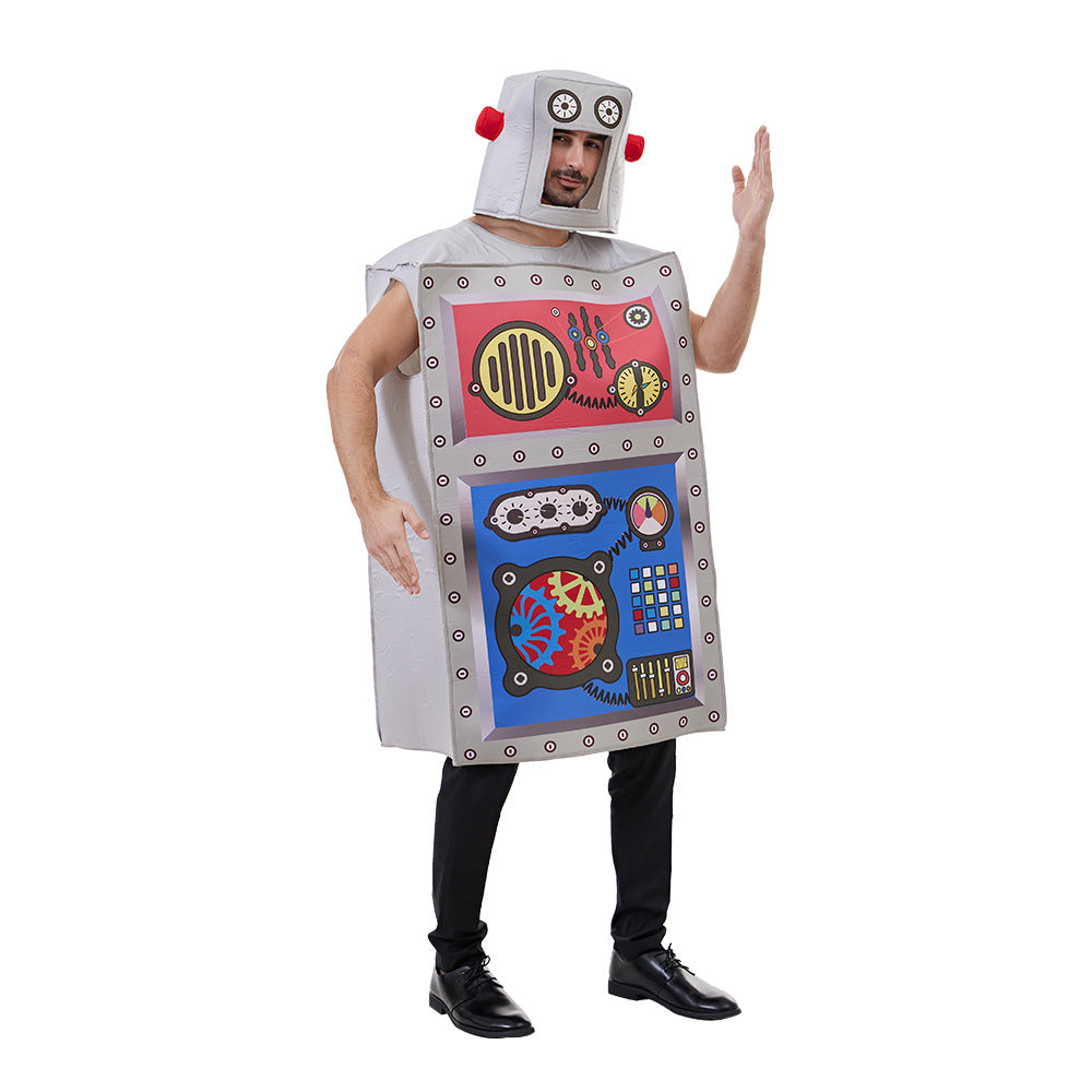 Halloween new adult robot sponge costume alien Lego funny party costume fun cosplay clothes