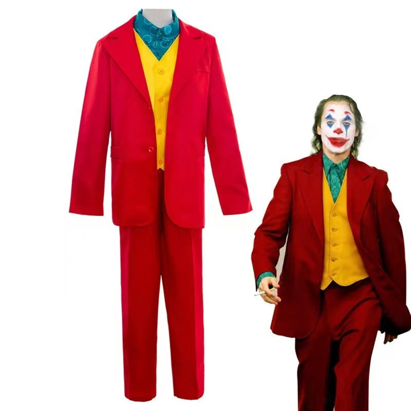 Joaquin Phoenix Joker Costume DC Movie Kids Halloween Cosplay Costume