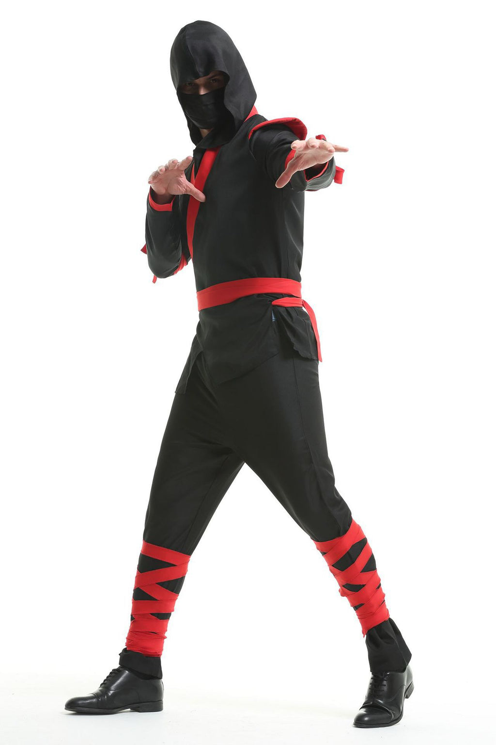 Halloween masked Japanese Bushido cosplay costume adult men Ninja Warrior ball show costume