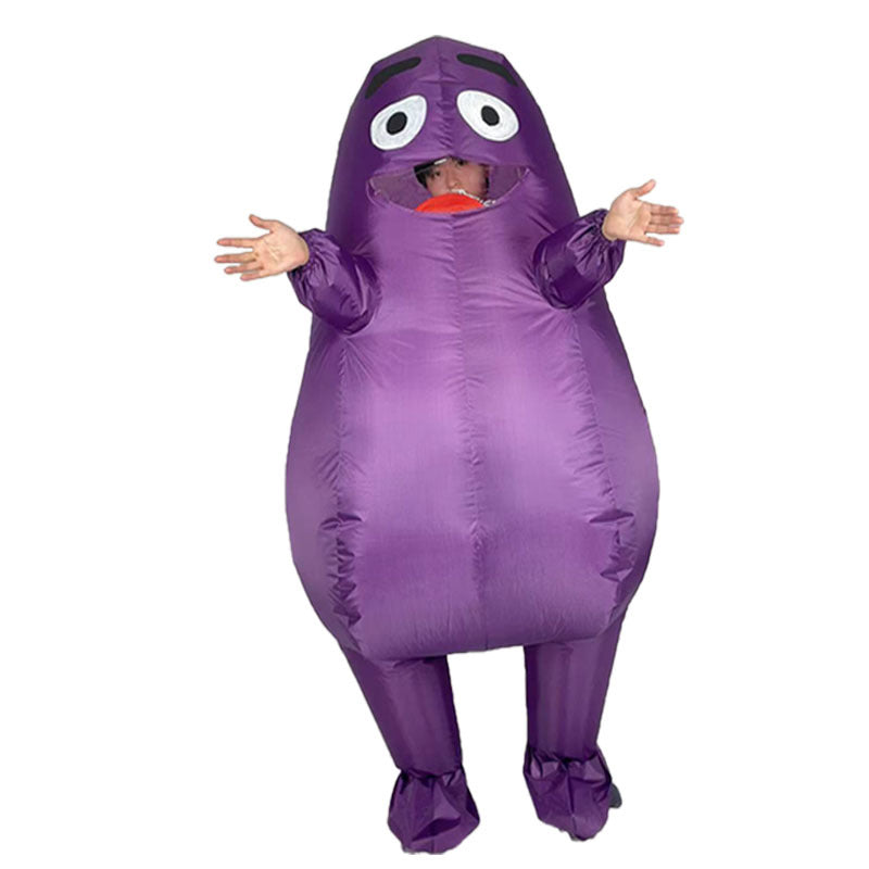 Cross-border Amazon Halloween Holy banana eggplant party props cartoon riding Bell deer inflatable costume toy