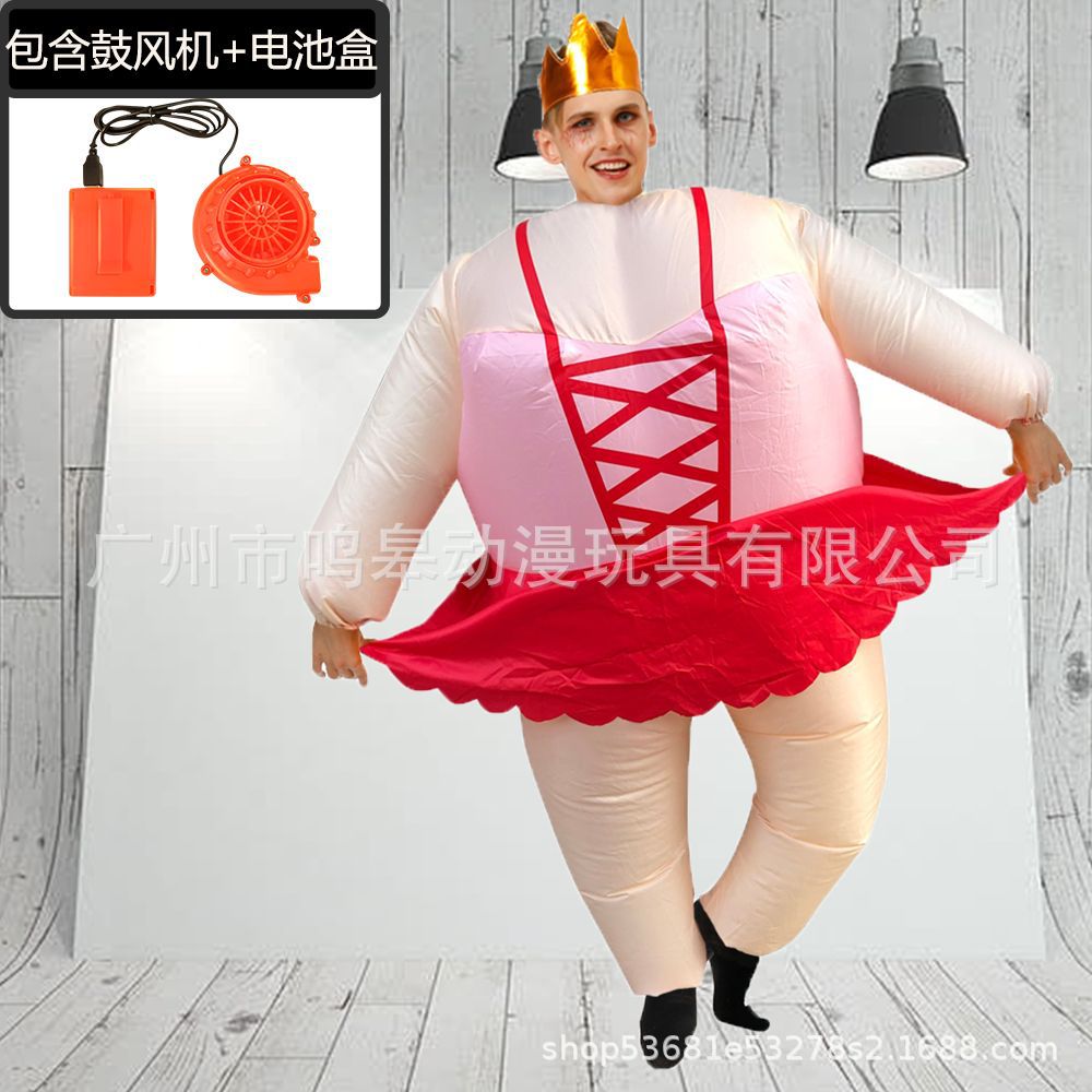 Annual meeting ballet clothes performance wear funny doll clothing Halloween sumo inflatable clothes party supplies costume