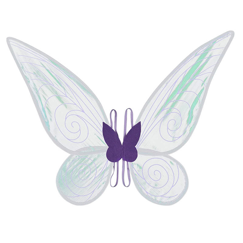 Adult fairy wings, shiny transparent princess wings Cosplay fairy wings costume Halloween costume