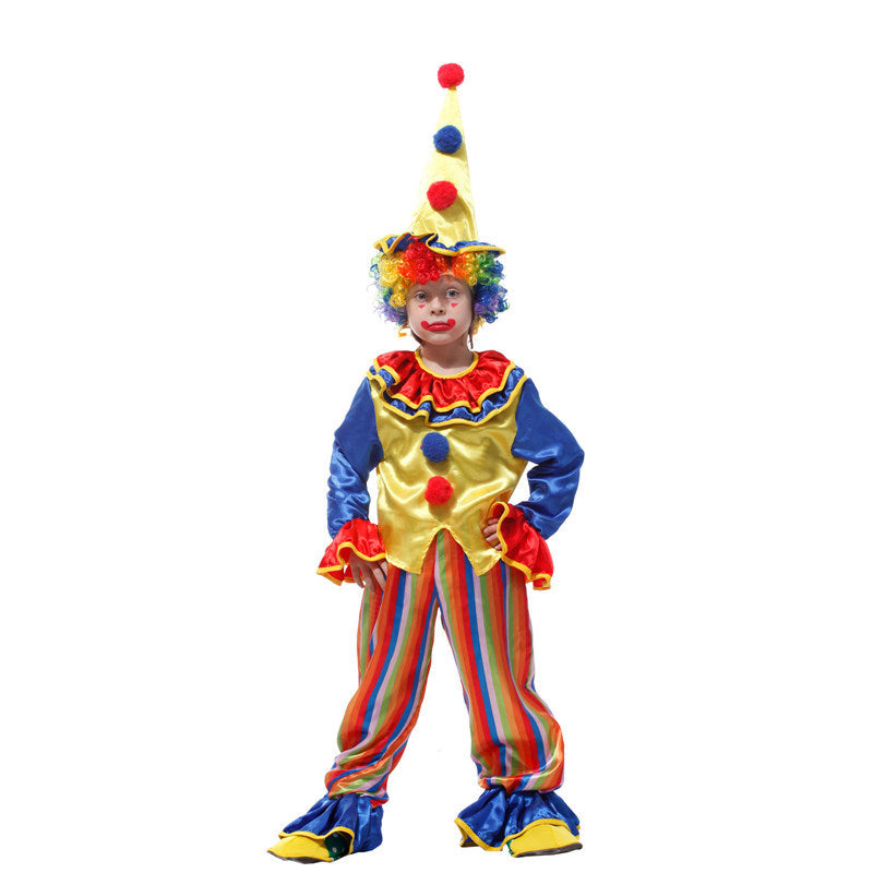 Halloween Circus clown costume drama performance costume atmosphere birthday spoof clown children Circus