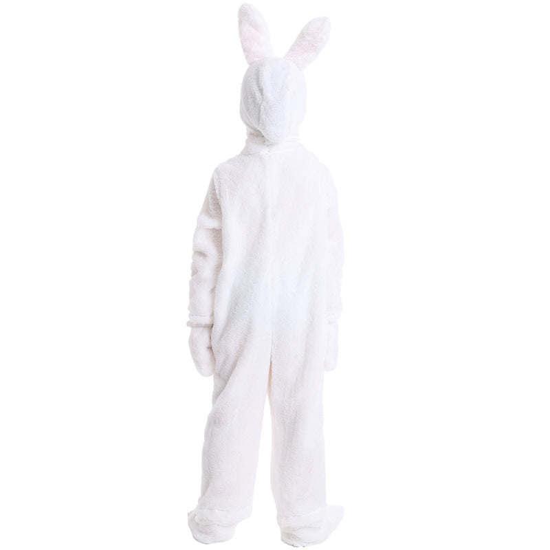 Halloween costume children's cute plush rabbit animal costume Forest stage performance costume one-piece pajamas