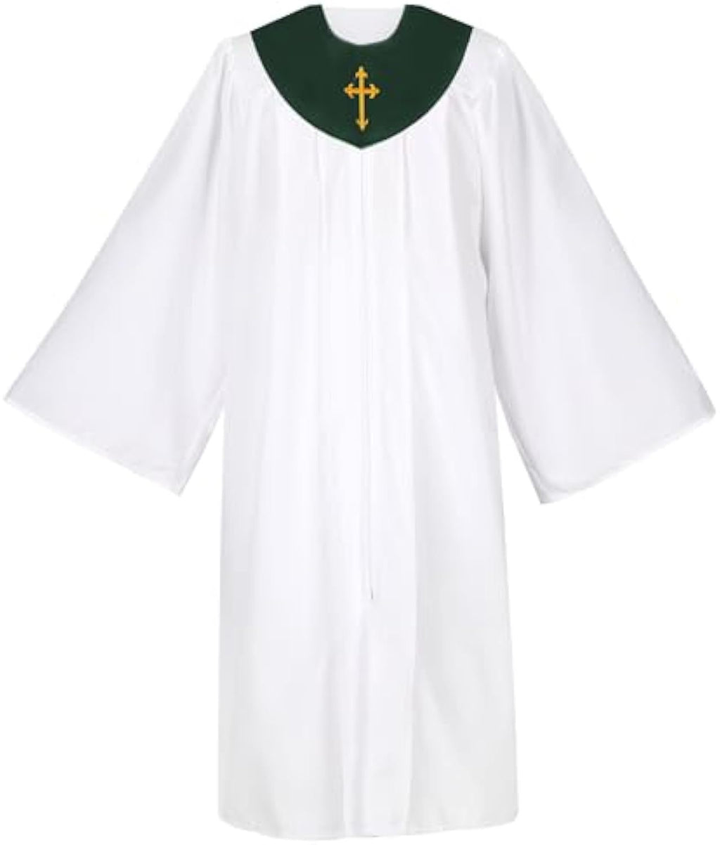 Amazon clergy costume priest cos costume baptism robe men and women priest costume choir costumes