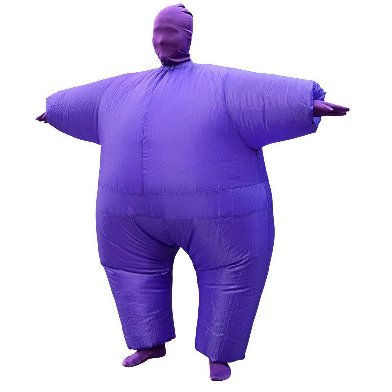 Christmas inflatable clothing adult invisible costume inflatable clothing Halloween White Silicon inflatable cospiay costume
