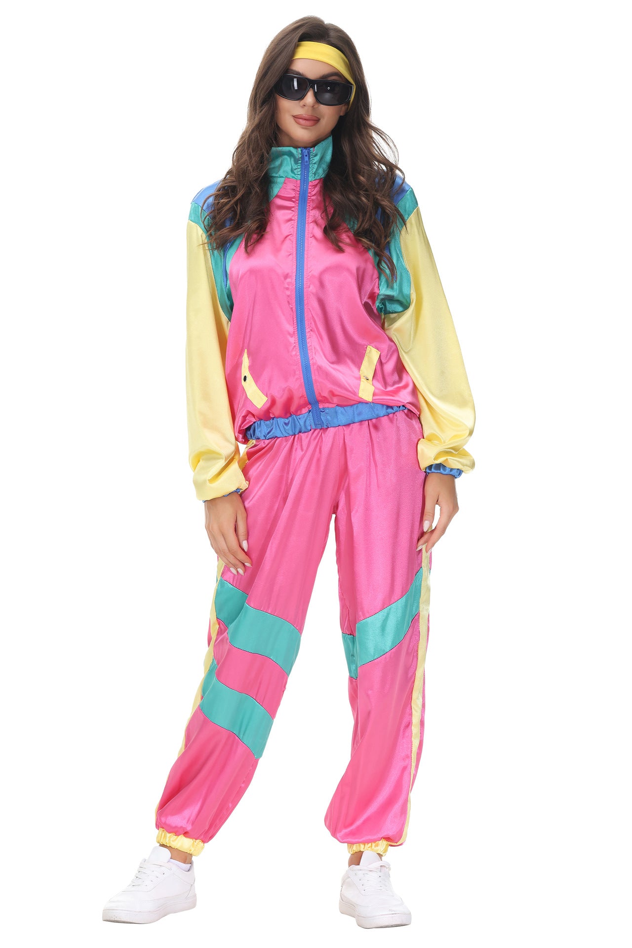 disco costume disco Amazon adult men's and women's performance costume hippie rock dance sports hip-hop costume
