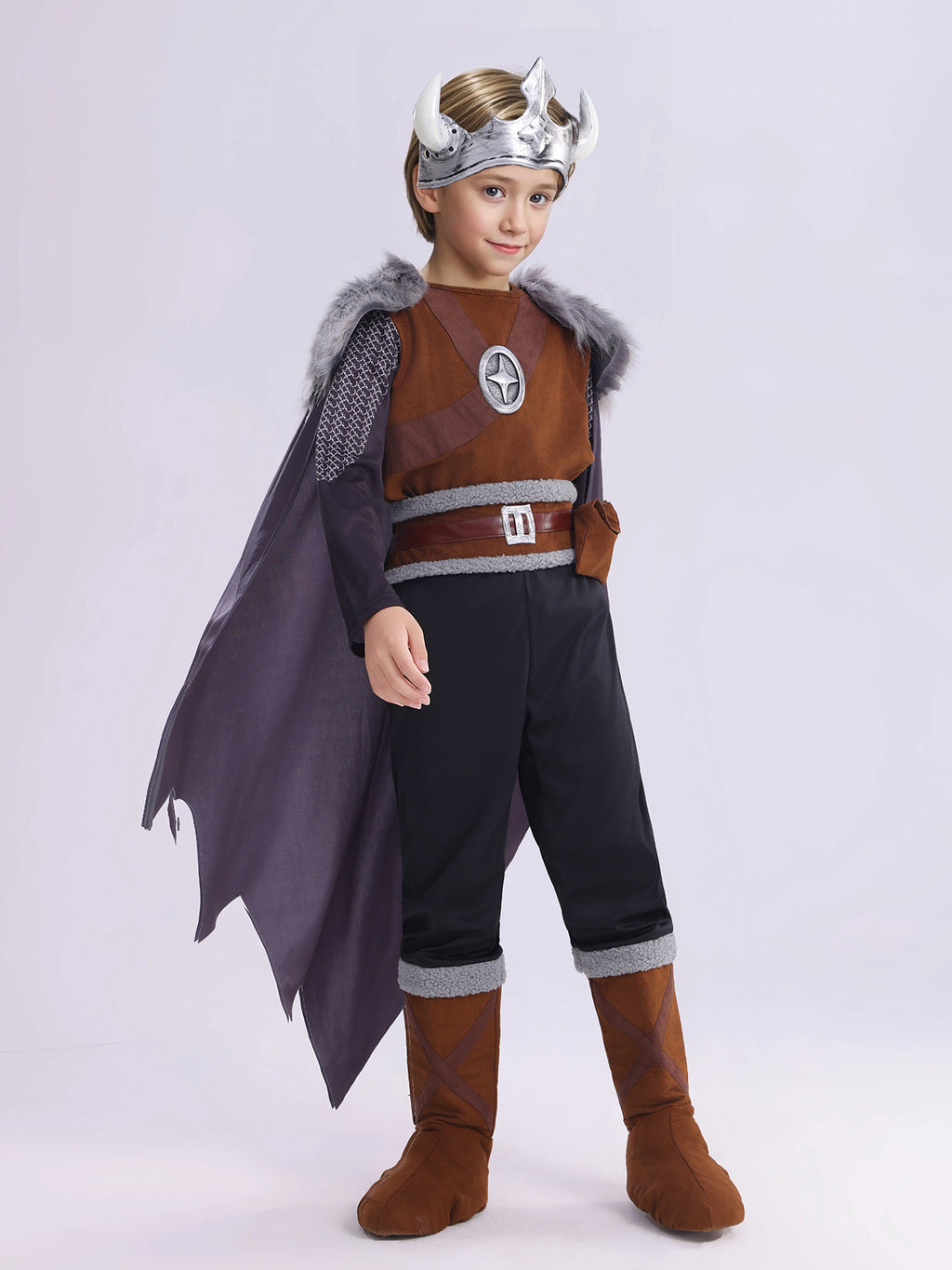 New children's Viking pirate performance wear warrior cosplay costume Halloween cos costume stage costume