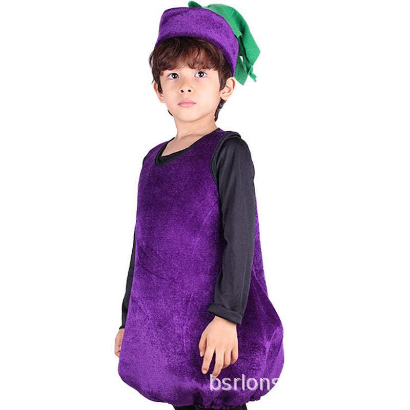 Children's Day performance costume vegetables and fruits children's cos costume role playing kindergarten costumes