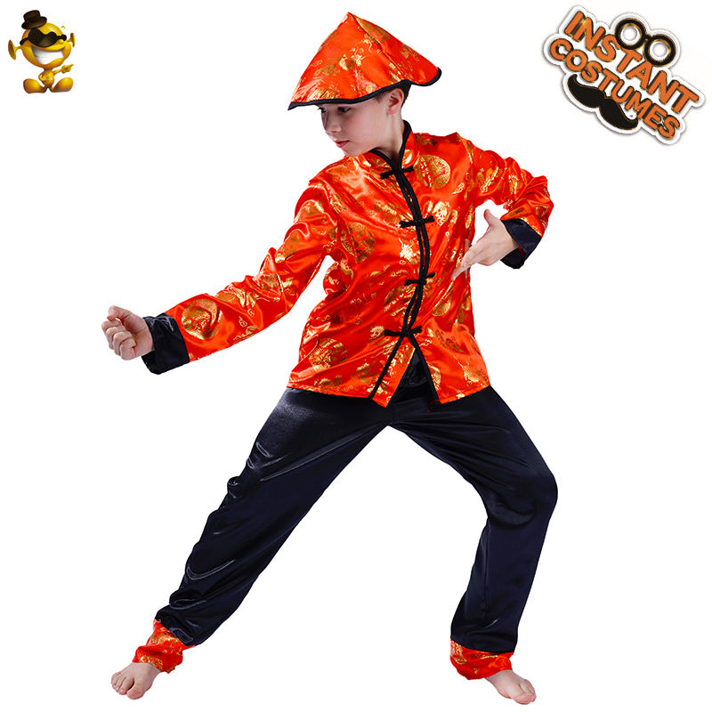 Chinese traditional costume children's Tang suit carnival costume masquerade costumes