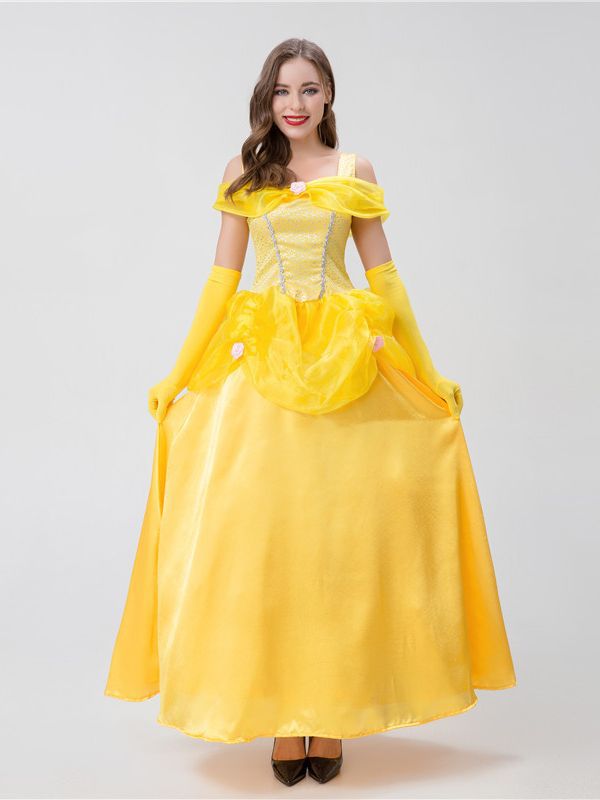 Halloween costume Beauty and Beast adult Princess Bell dress Princess Beier cos costume fashion photography costume