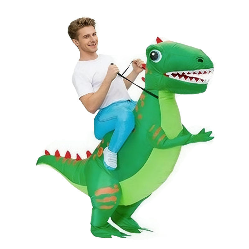 Clown werewolf killing elephant Bobo cow King Kong crocodile back Horn Dragon small yellow duck rugby football inflatable costume