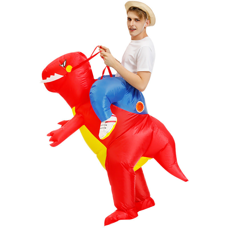 Halloween dinosaur inflatable clothing cross-border Flamingo rabbit funny inflatable doll costume animal performance wear props