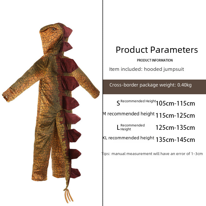 Exclusive for cross-border Halloween children dinosaur performance costume Amazon Stegosaurus cosplay costume