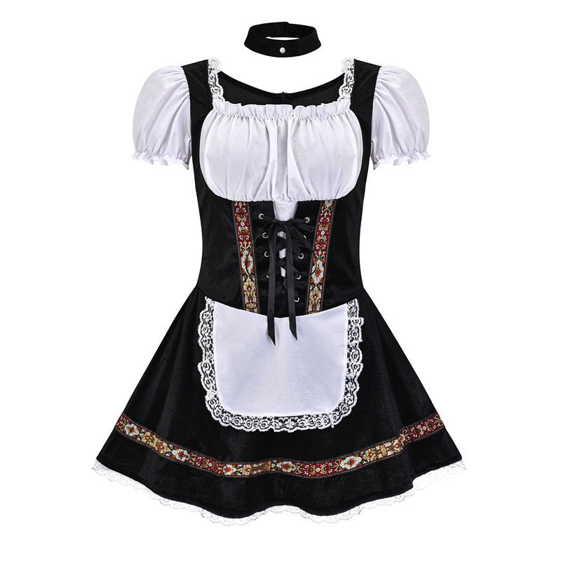 Germany Munich plus-sized beer costume Halloween bar girl dress stage costume maid costume