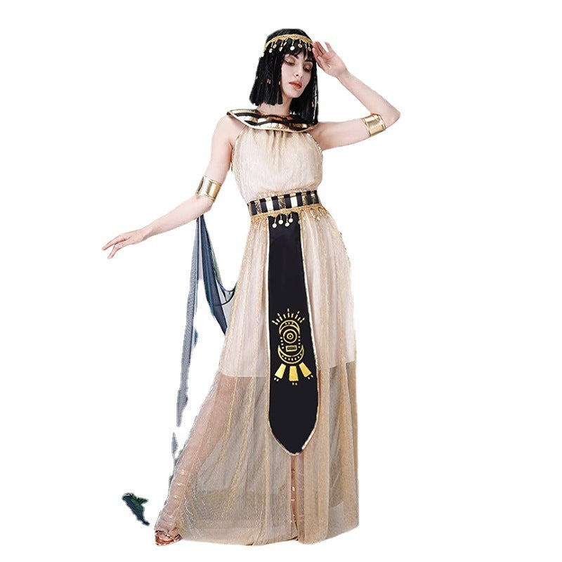 Adult ancient Egypt Cleopatra Halloween cosplay costume masquerade Queen stage performance show costume