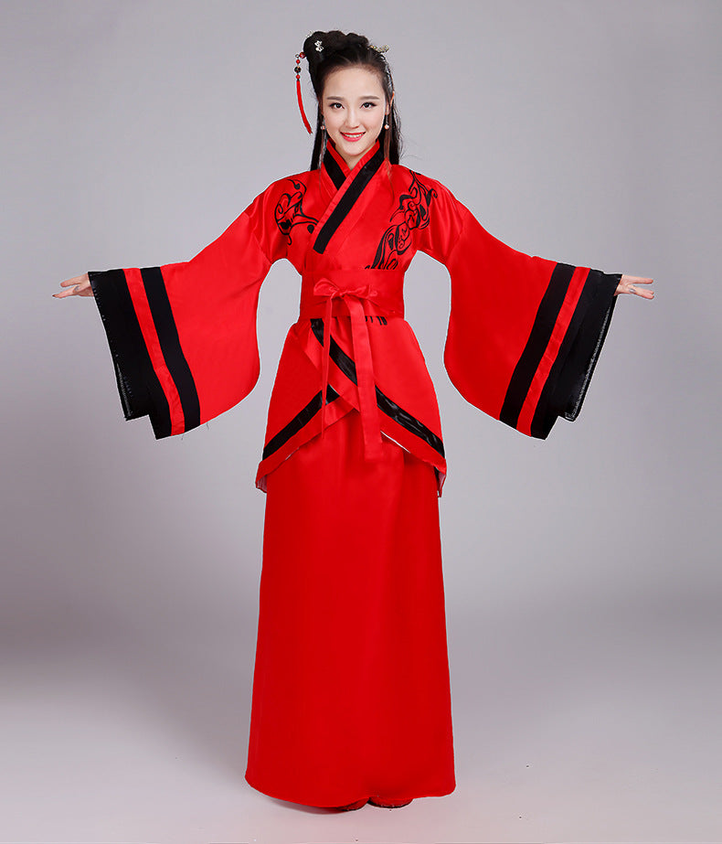 New Ancient Chinese clothing Quyi Hanfu improve Tang suit women's ancient costume costume performance wear performance costume women's clothing girl