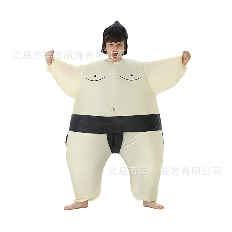 Cross-border Halloween performance inflatable costume American team clown party performance costume performance activity inflatable costume