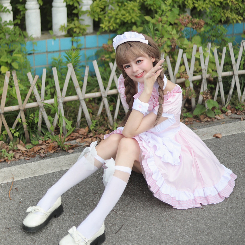 Original cross-border Amazon akihara Japanese maid costume COSPLAY performance costume Lolita cute sister