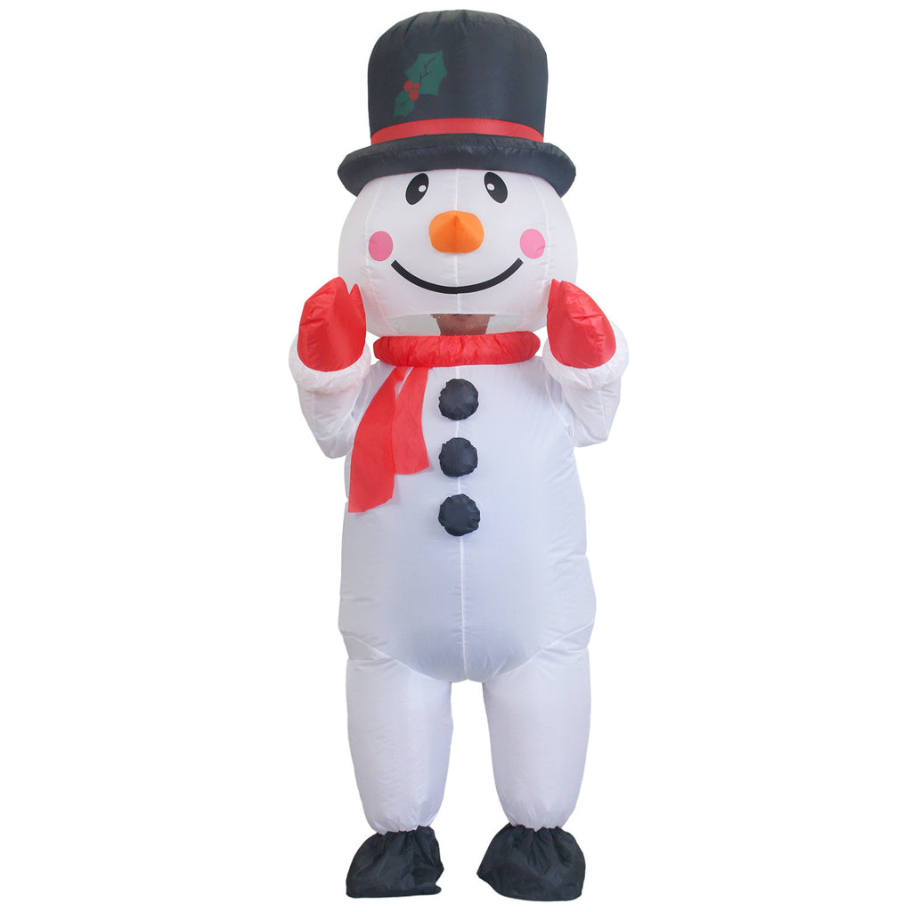 Christmas Snowman inflatable clothing Amazon stage performance Christmas Snowman cross-border Festival funny inflatable clothing
