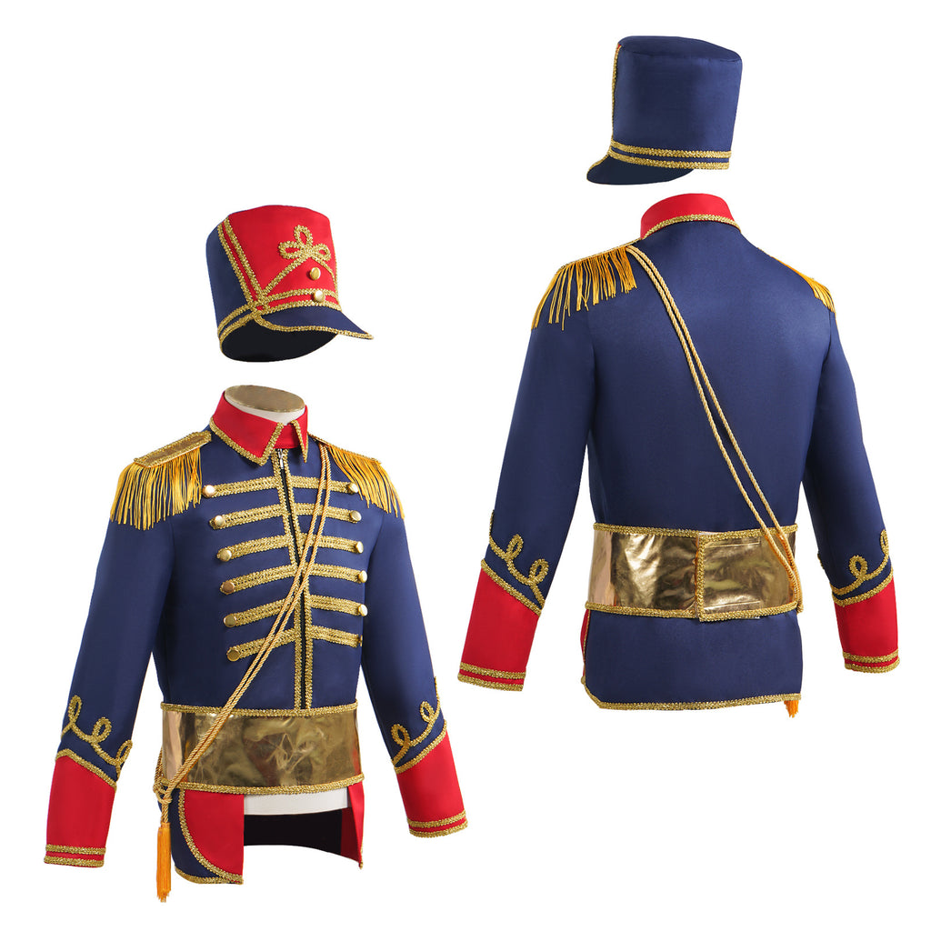 European and American medieval costume retro stand collar circus uniform stage costume suit cos costume