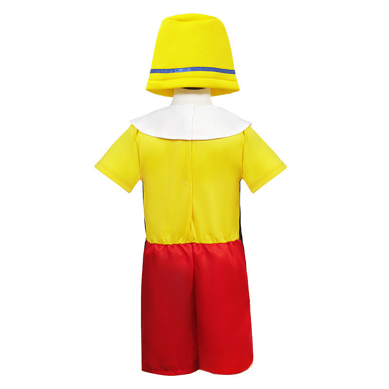 Halloween long nose Pinocchio children's cos costume Pinocchio adventures costumes shooting costume