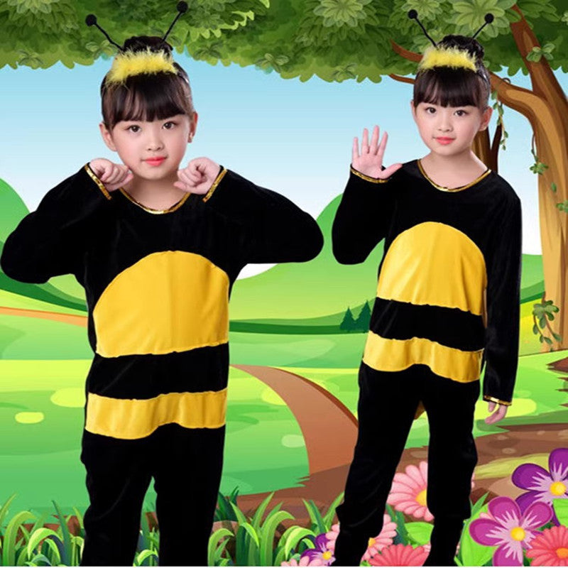 Children's June 1 small ant performance costume kindergarten text-based drama animal performance costume Ant cross the river dance costume