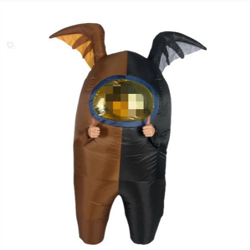 Cross-border amongus clothing multi-color spaceman inflatable clothing anime game doll little celebrity costume role play