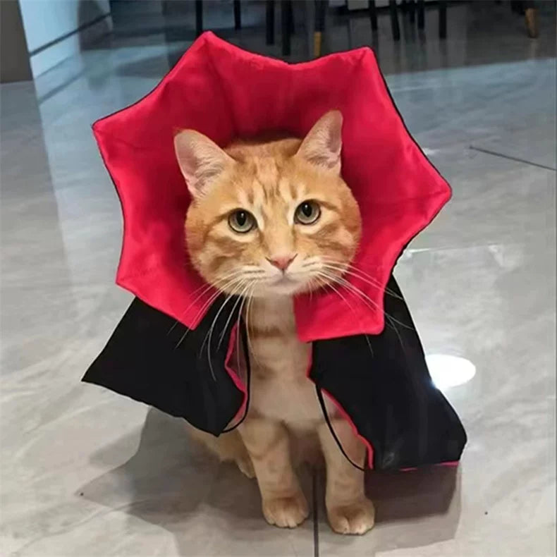 Pet Halloween Cape Vampire Count Cloak