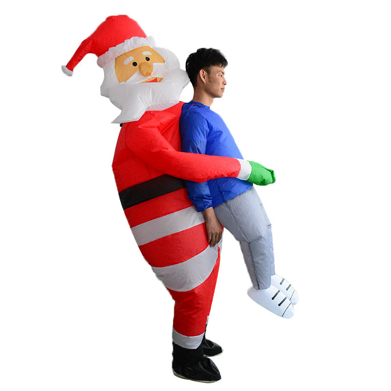 Factory Halloween ghost hugging inflatable costume alien ET props inflatable costume walking performance costume
