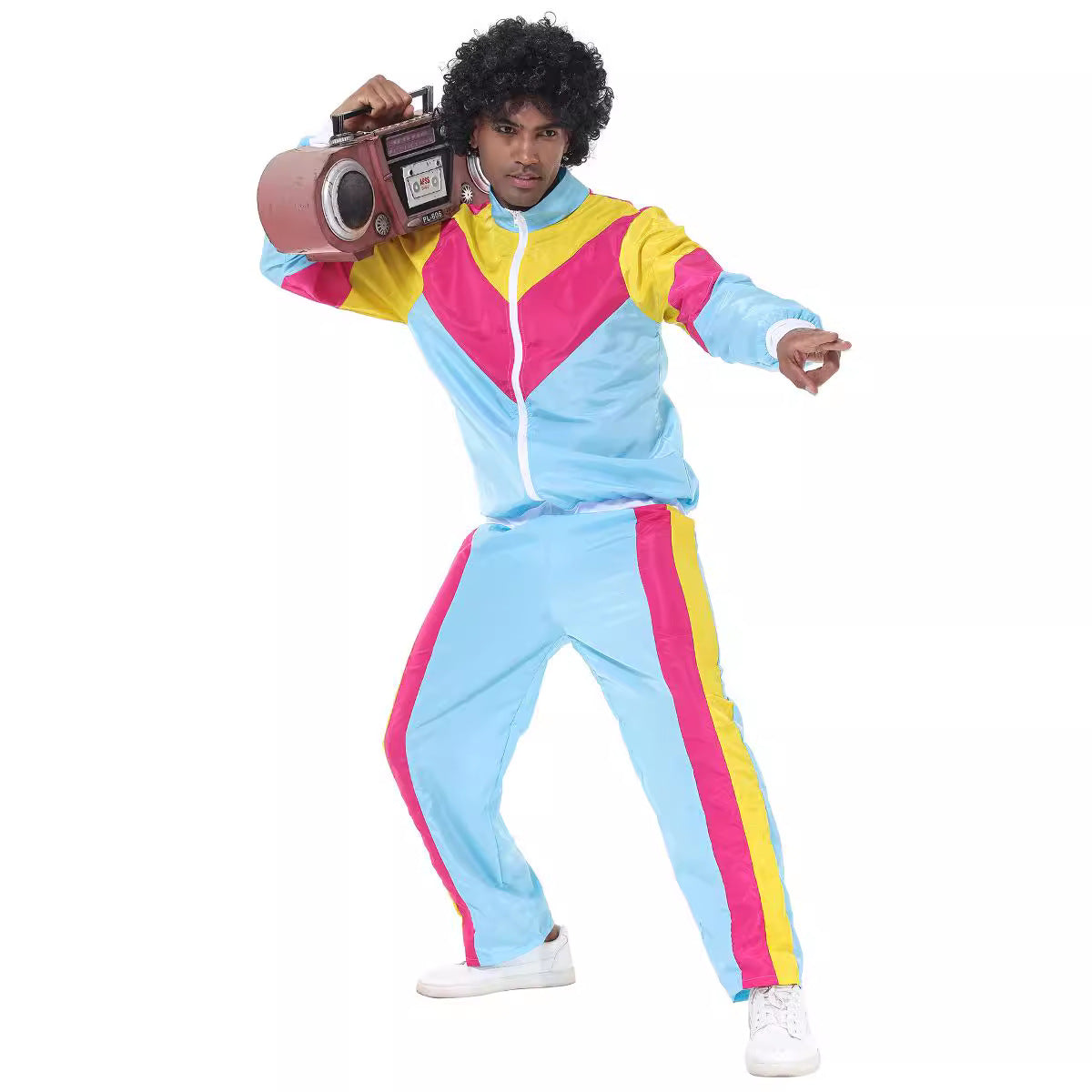 disco costume disco Amazon adult men's and women's performance costume hippie rock dance sports hip-hop costume
