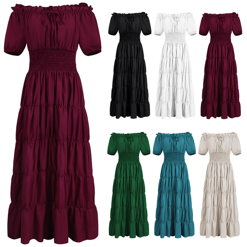 Medieval Renaissance stage cos costume Halloween retro women's dress cosplay cosplay costume